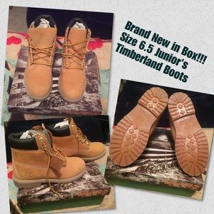 Brand New in Box! Sz 6.5 Junior's Timberland Boots